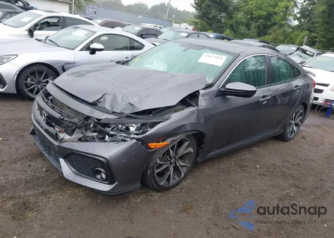 2017 Honda Civic Si из США, поврежденный, VIN 2HGFC1E58HH704046